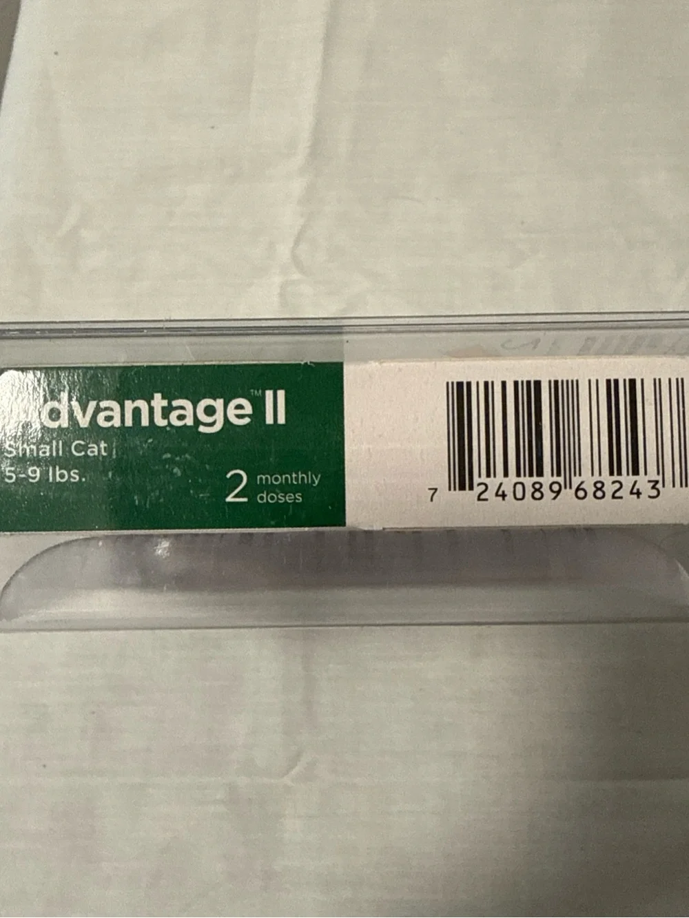 Elan Advantage II Small Cat Topical Flea Prevention - Green